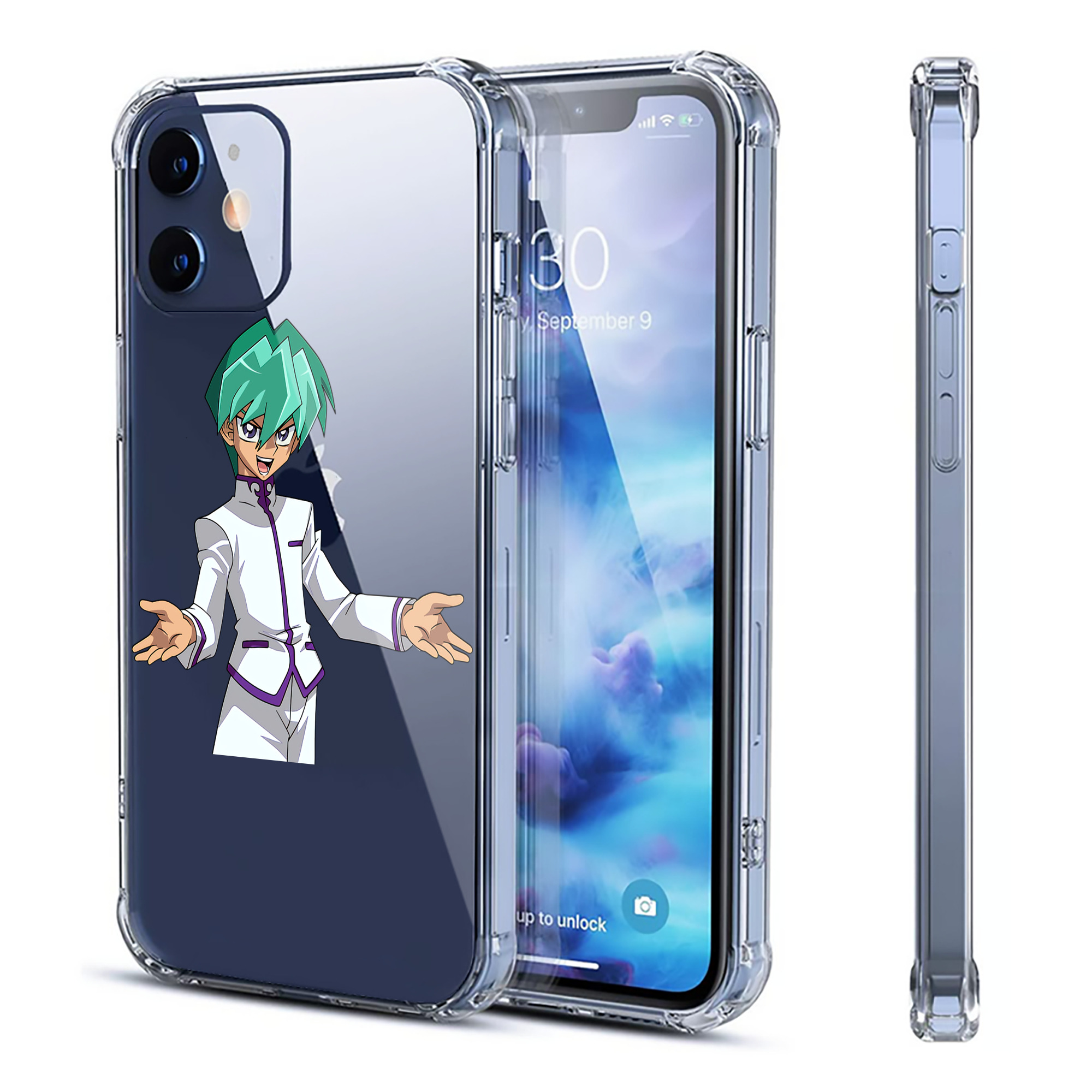 （画像用） 遊☆戯☆王 Yu-Gi-Oh! 【iPhone 12シリーズ対応】透明スマホケース（クリアソフトケース）
